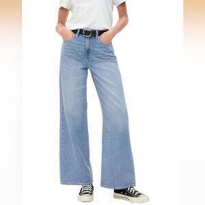 GAP Light Blue High Rise Wide Leg Jeans